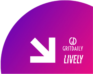 Grit Daily House and Lively Round Logo